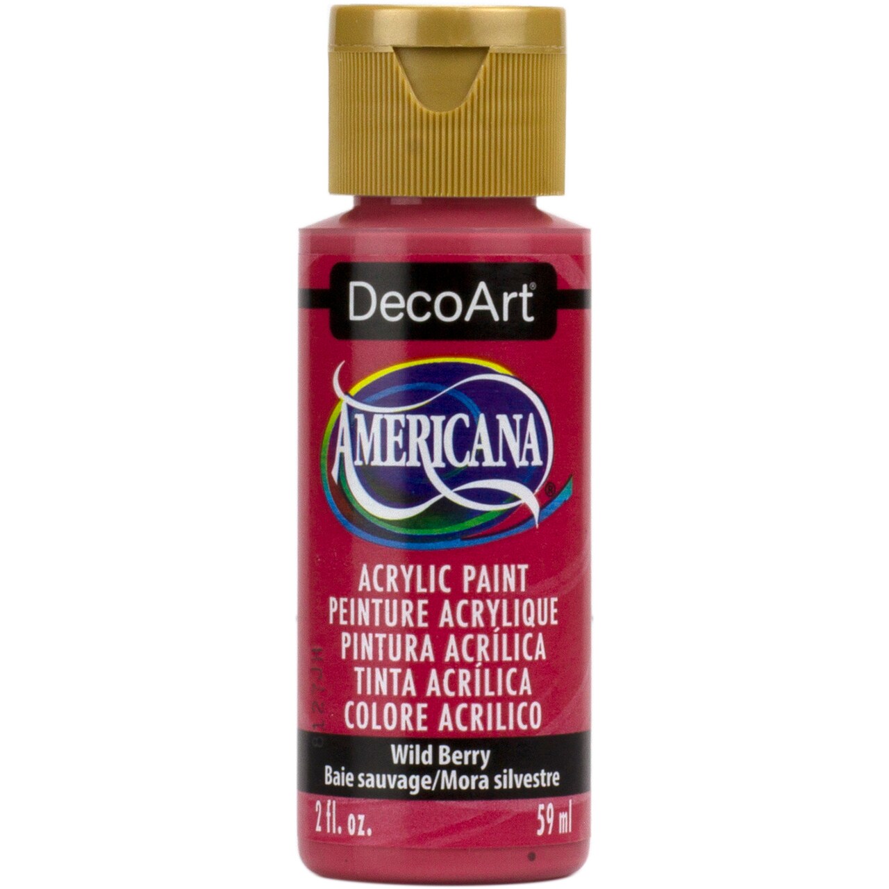 DecoArt Americana Acrylic Color, 2 oz., Wild Berry